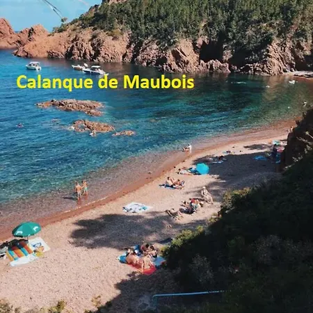 Cap Neree, Fleur De Sel 55m2, 2 Chambres, Terrasse, Jardin, Pieds Dans L'eau, 4 Pers Saint-Raphaël