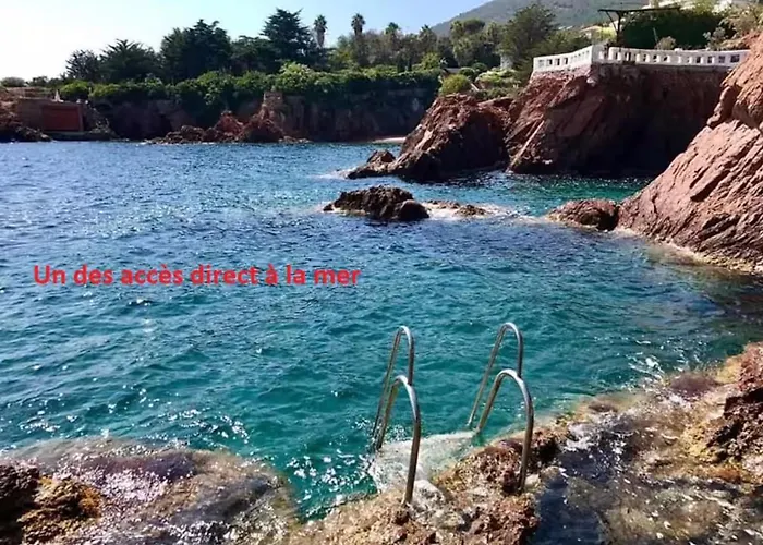 Apartamento Fleur De Sel 55m2, Terrasse, Jardin, Pieds Dans L'eau, 4 Pers Saint-Raphaël